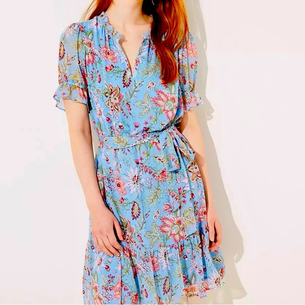 🩵NWOT Loft garden tied waist 🧡